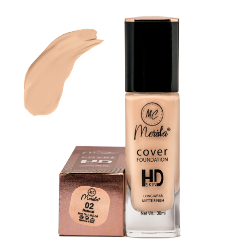 Merida HD Skin Cover Foundation – Matte & Full Coverage