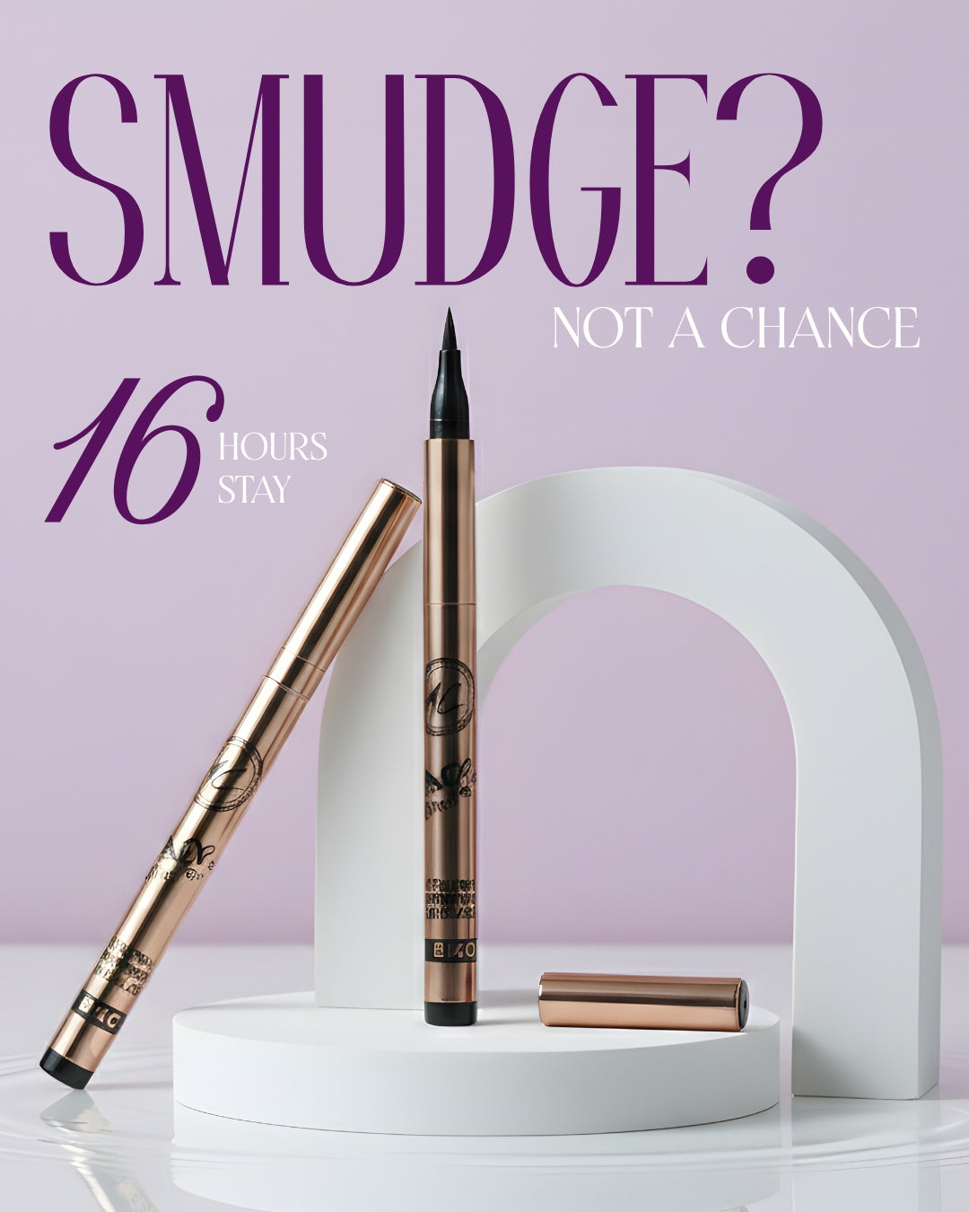 Merida Jet Black Eyeliner Pen – Waterproof
