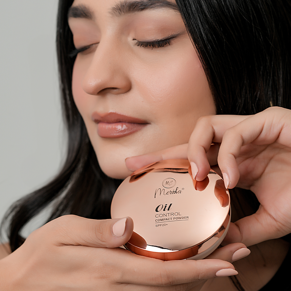 Merida Oil Control Compact Powder – Matte Finish SPF 20+