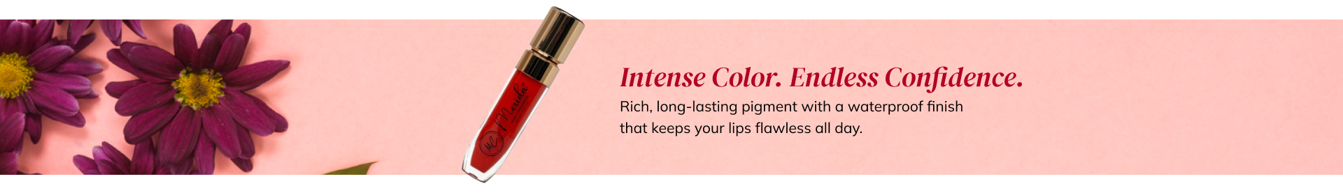 Merida Liquid Lipstick – Long Lasting Lip Makeup with Intense Color and Waterproof Finish