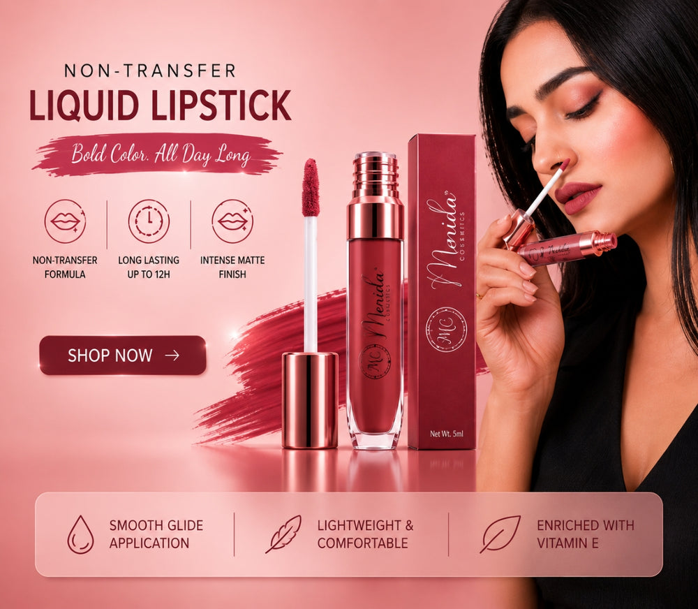 Merida Liquid Lipstick – Long Lasting Lip Makeup Products with Matte Finish