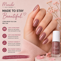 Merida Quick-Dry Nail Polish – Chip-Resistant Glossy Nail Enamel for Women