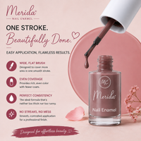 Merida Quick-Dry Nail Polish – Chip-Resistant Glossy Nail Enamel for Women