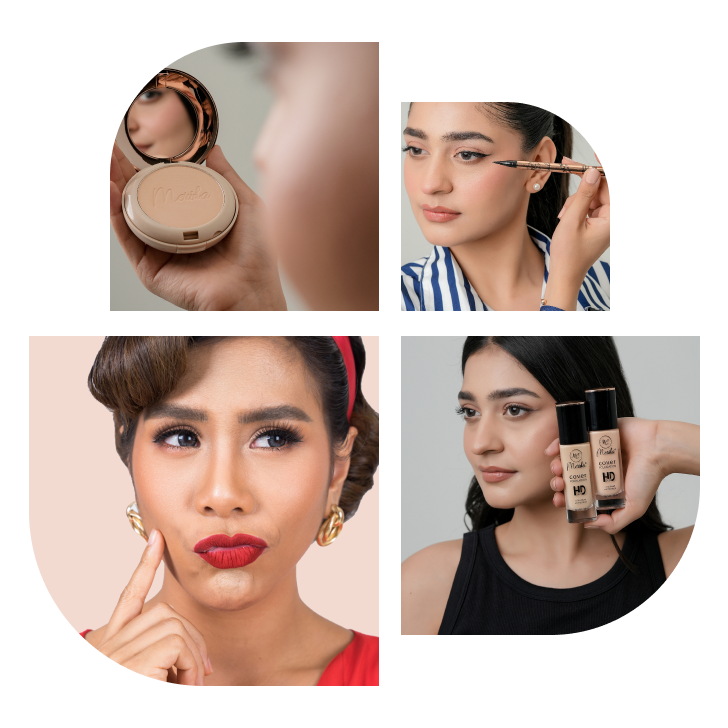 Merida Premium Cosmetics Products Including Face Makeup, Eye Makeup and Long Lasting Beauty Products